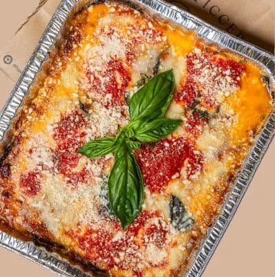 Eggplant Parmigiana Tray
